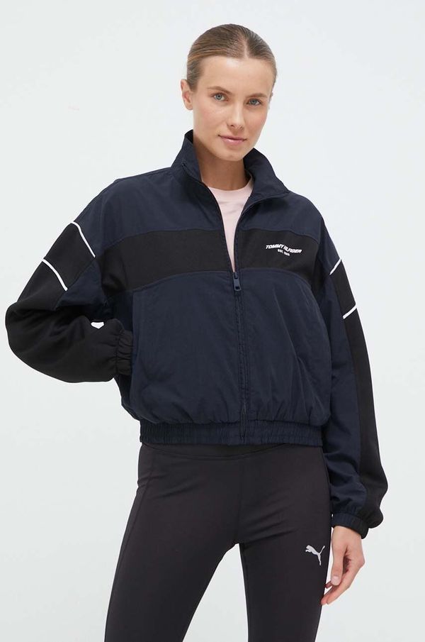 Tommy Hilfiger Jakna Tommy Hilfiger za žene, boja: tamno plava, za prijelazno razdoblje