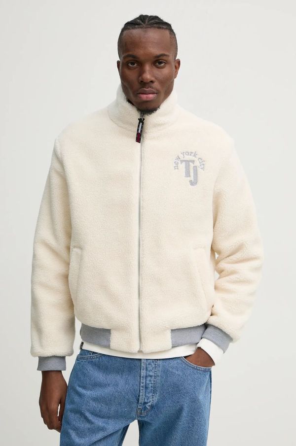 Tommy Jeans Jakna Tommy Jeans za muškarce, boja: bež, za prijelazno razdoblje, DM0DM21269