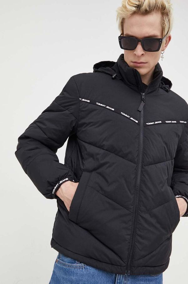 Tommy Jeans Jakna Tommy Jeans za muškarce, boja: crna, za zimu