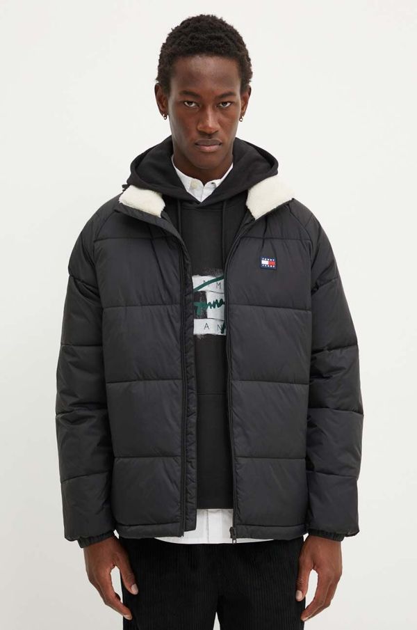 Tommy Jeans Jakna Tommy Jeans za muškarce, boja: crna, za zimu, DM0DM20003
