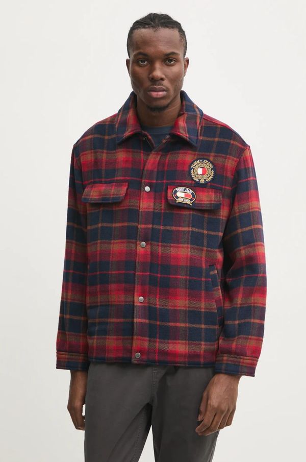 Tommy Jeans Jakna Tommy Jeans za muškarce, boja: tamno plava, za prijelazno razdoblje, DM0DM21267