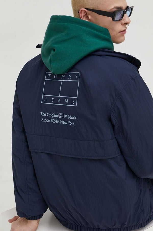 Tommy Jeans Jakna Tommy Jeans za muškarce, boja: tamno plava, za prijelazno razdoblje