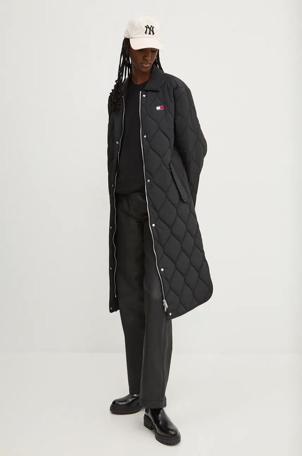 Tommy Jeans Jakna Tommy Jeans za žene, boja: crna, za prijelazno razdoblje, DW0DW18840