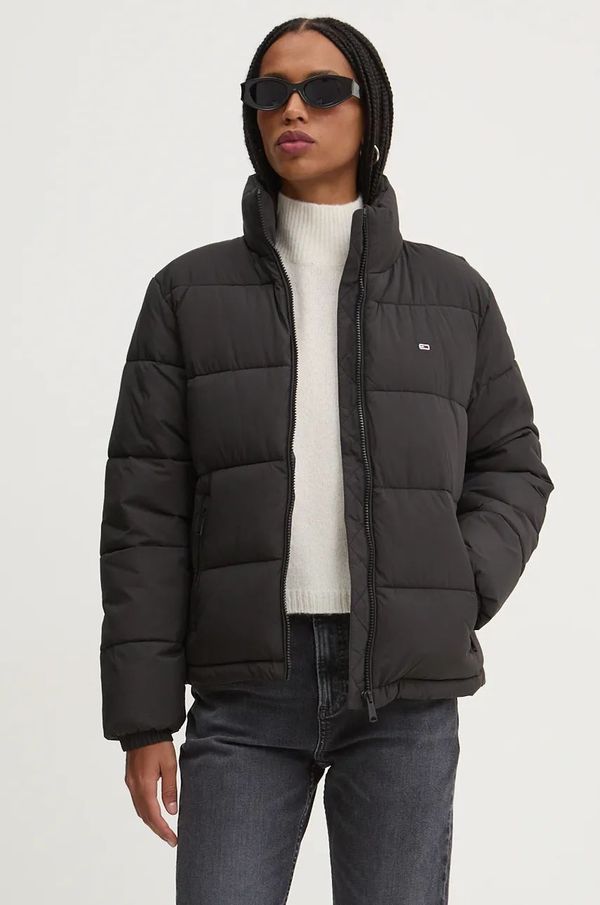 Tommy Jeans Jakna Tommy Jeans za žene, boja: crna, za zimu, DW0DW18827