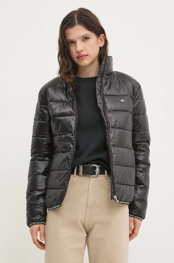 Tommy Jeans Jakna Tommy Jeans za žene, boja: crna, za zimu, DW0DW19312