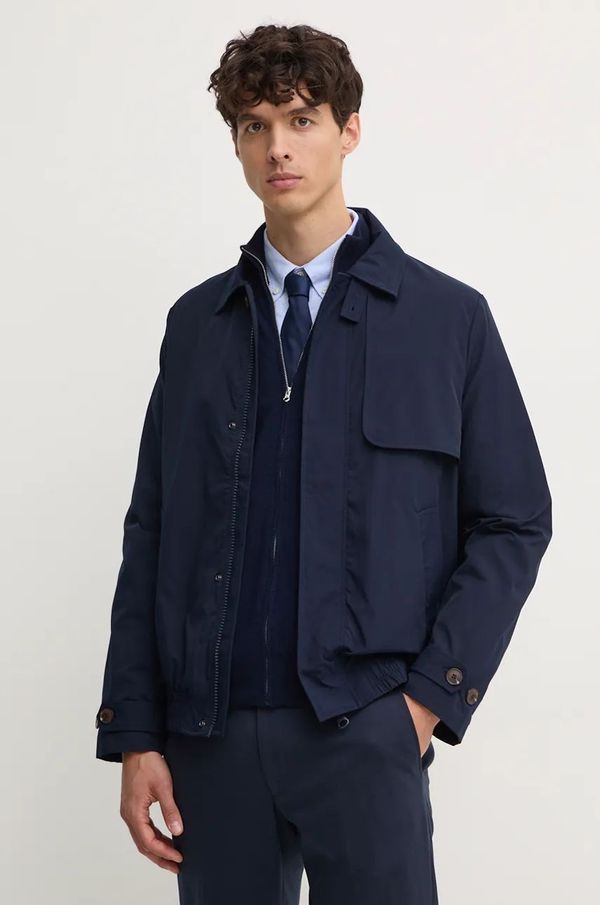 United Colors of Benetton Jakna United Colors of Benetton za muškarce, boja: tamno plava, za prijelazno razdoblje, 2Y38UN05A
