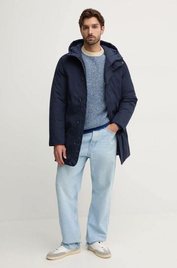 United Colors of Benetton Jakna United Colors of Benetton za muškarce, boja: tamno plava, za zimu, 28YSUN05Q