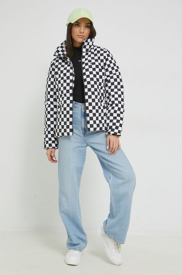 Vans Jakna Vans za žene, boja: crna, za prijelazno razdoblje, oversize