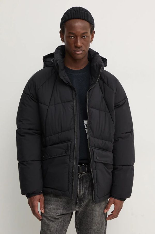Volcom Jakna Volcom za muškarce, boja: crna, za zimu, oversize, A1732401