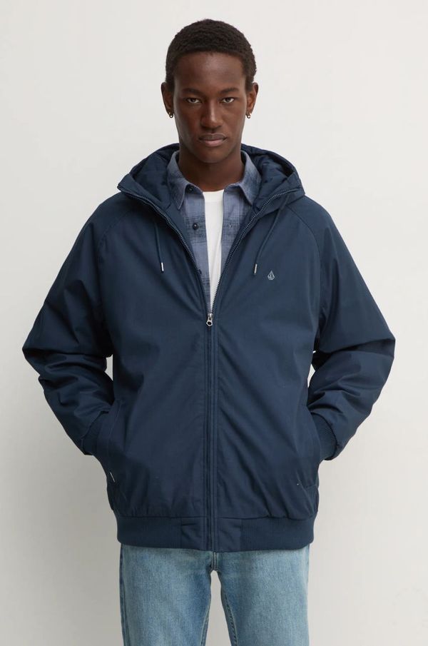 Volcom Jakna Volcom za muškarce, boja: tamno plava, za zimu, A1732408