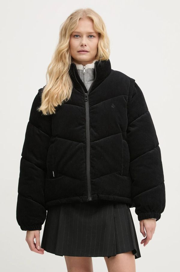 Volcom Jakna Volcom za žene, boja: crna, za zimu, oversize, B1732300