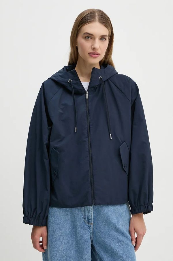 Weekend Max Mara Jakna Weekend Max Mara za žene, boja: tamno plava, za prijelazno razdoblje, oversize, 2425026031600