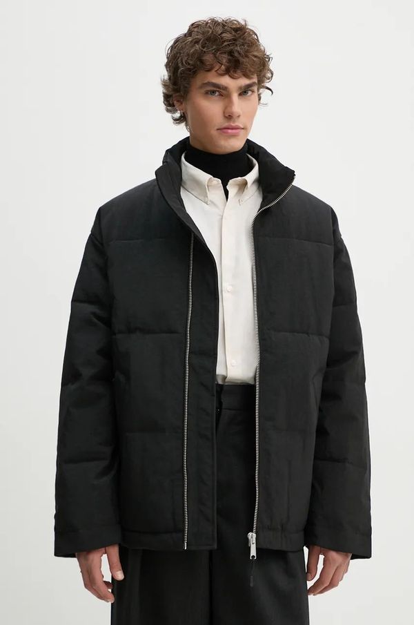 Won Hundred Jakna Won Hundred za muškarce, boja: crna, za zimu, oversize, 3196-13041