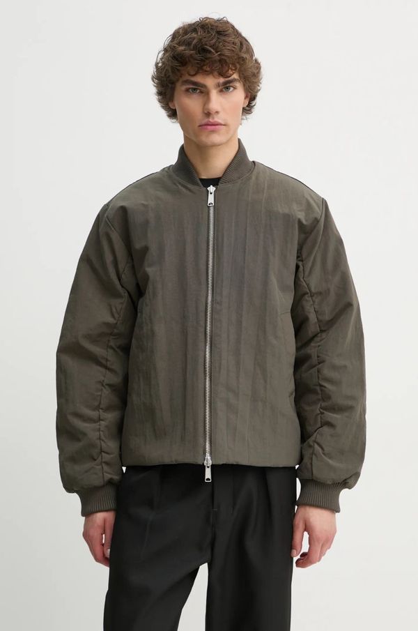 Won Hundred Jakna Won Hundred za muškarce, boja: zelena, za zimu, 3375-13041