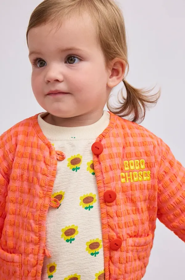 Bobo Choses Jakna za bebe Bobo Choses boja: narančasta, 125AB093