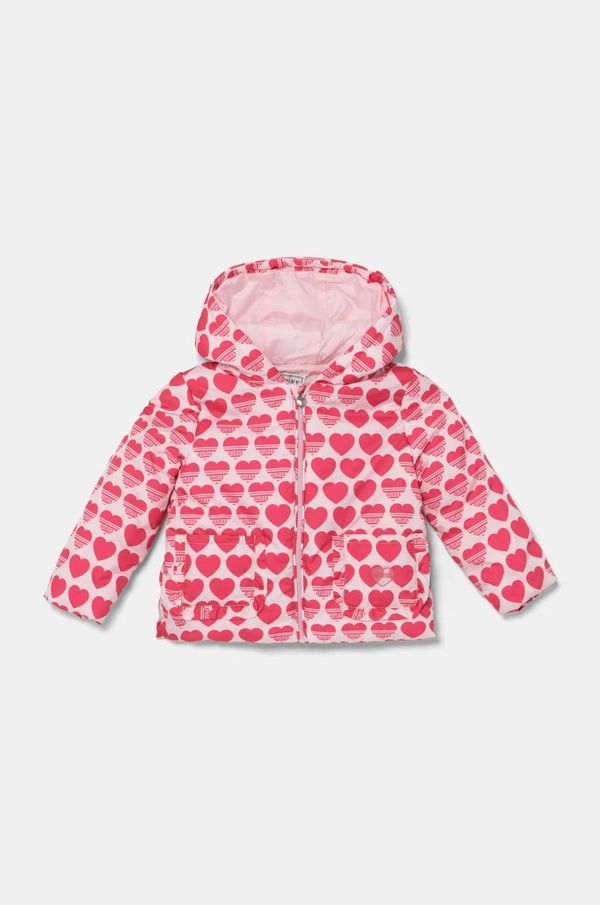 Guess Jakna za bebe Guess boja: ružičasta, A5RL01 WCFM0