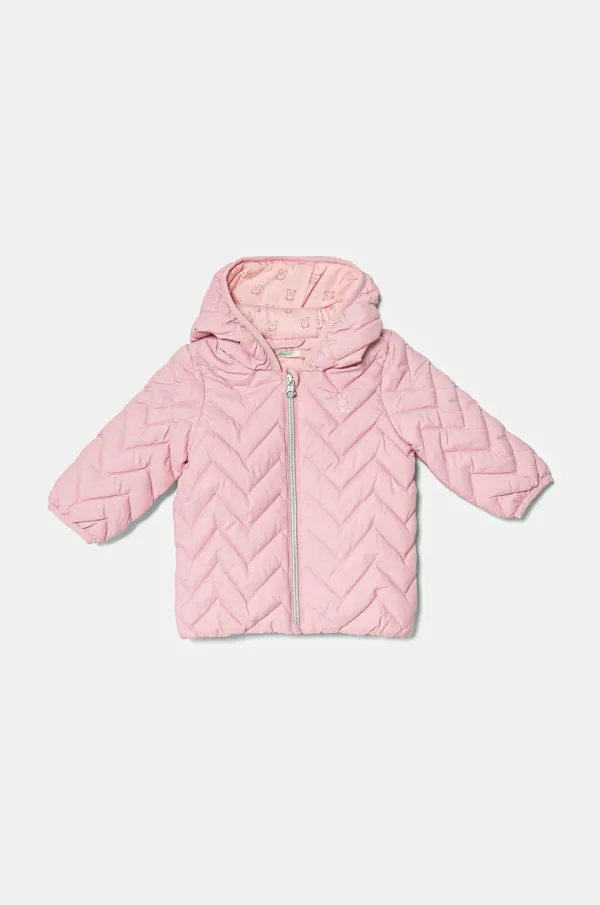 United Colors of Benetton Jakna za bebe United Colors of Benetton boja: ružičasta, 2WU0AN00W