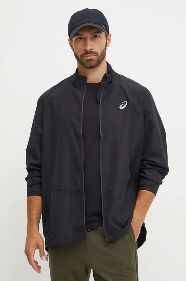 Asics Jakna za trčanje Asics Core boja: crna, za prijelazno razdoblje