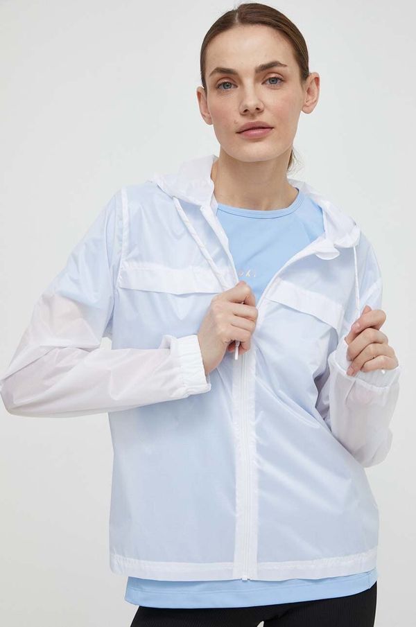 Roxy Jakna za trčanje Roxy Pure Pursuit boja: bijela, za prijelazno razdoblje, ERJJK03590