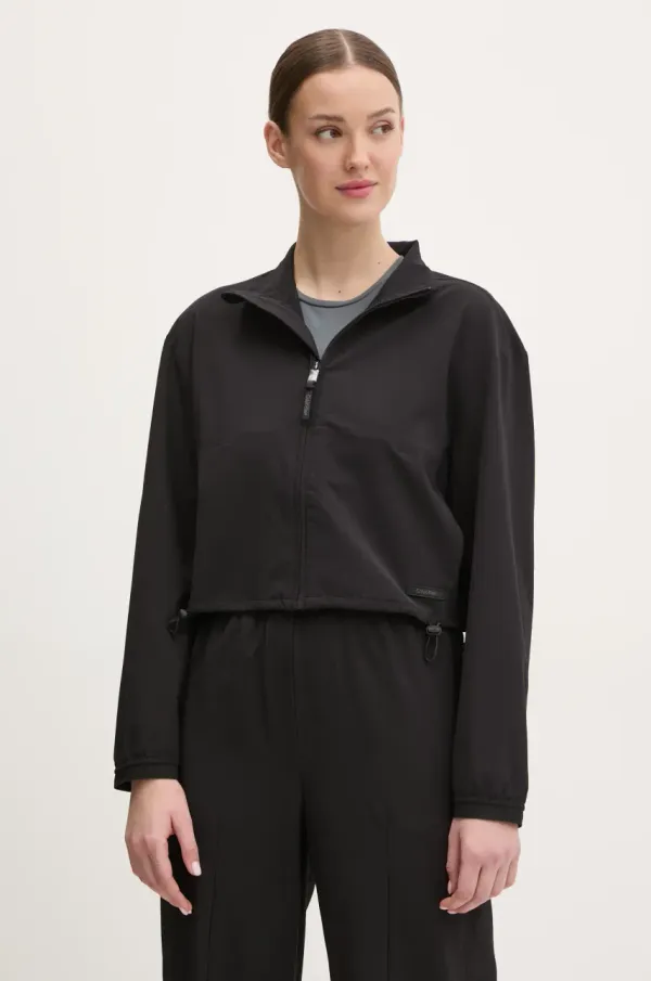 Calvin Klein Performance Jakna za trening Calvin Klein Performance za žene, boja: crna, za prijelazno razdoblje, LVGWS5O502