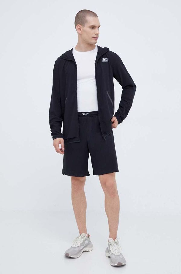 Reebok Jakna za trening Reebok Performance Certified Vector boja: crna, za prijelazno razdoblje