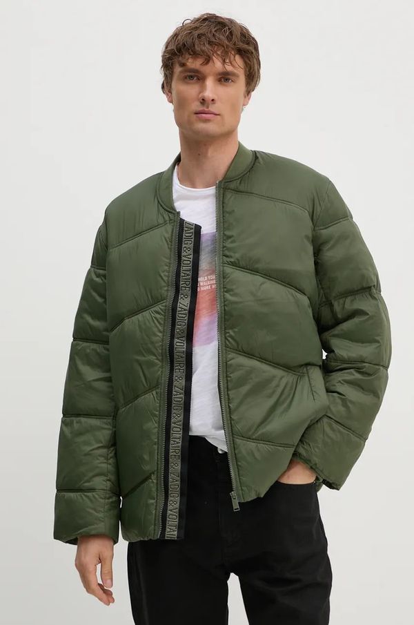 Zadig&Voltaire Jakna ZADIG&VOLTAIRE boja: zelena, za prijelazno razdoblje, WMOW00384