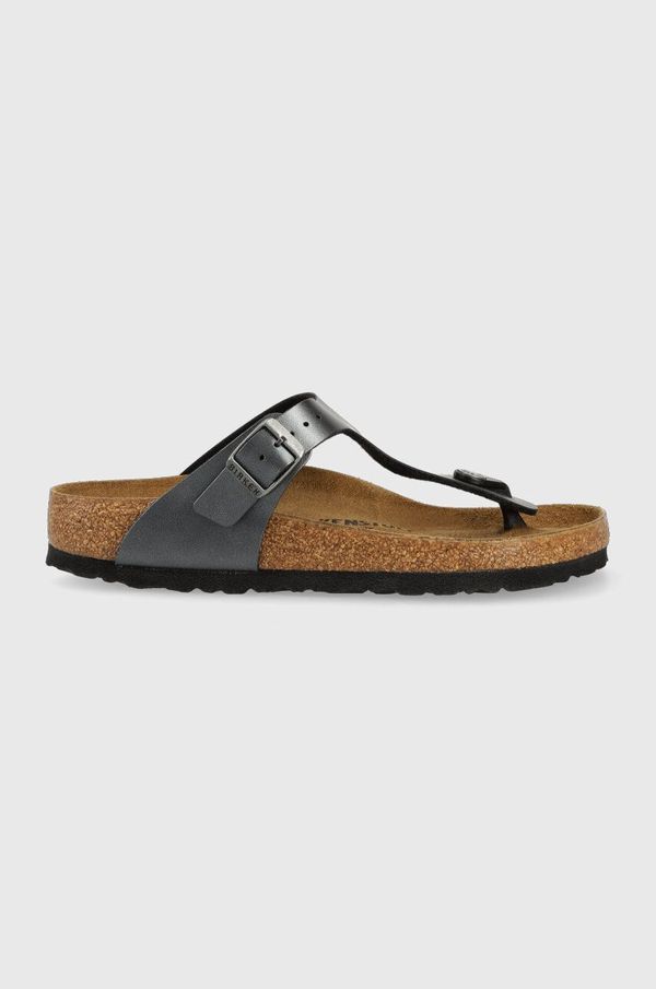 Birkenstock Japanke Birkenstock Gizeh BF za žene, boja: crna, ravni potplat, 1021428-BLACK