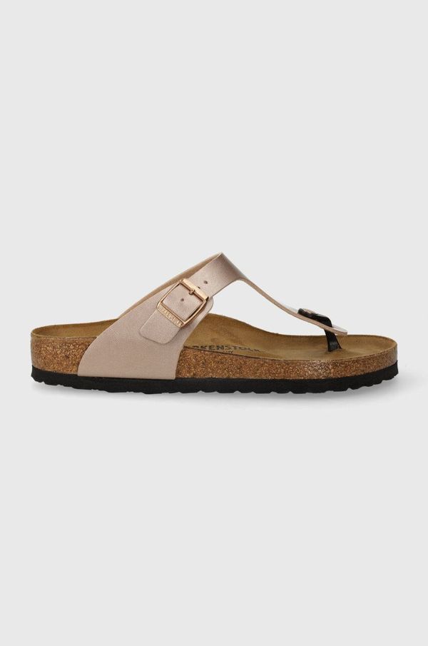 Birkenstock Japanke Birkenstock Gizeh za žene, boja: ružičasta, ravni potplat, 1023943