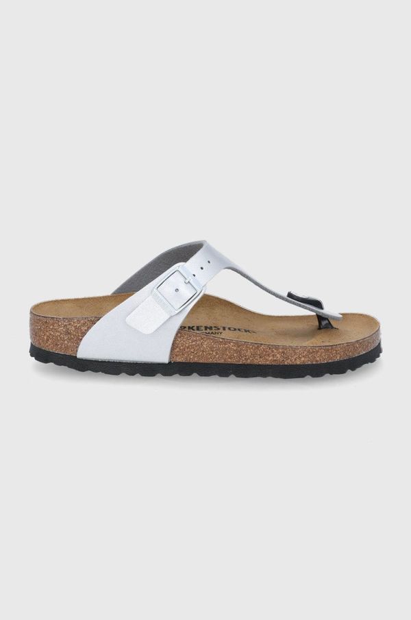 Birkenstock Japanke Birkenstock Gizeh za žene, boja: srebrna, 43853.Gizeh-Silver