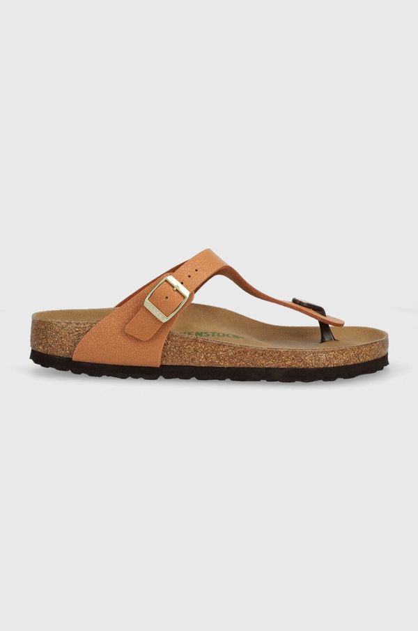Birkenstock Japanke Birkenstock za žene, boja: smeđa, ravni potplat, 1025062-gbrown