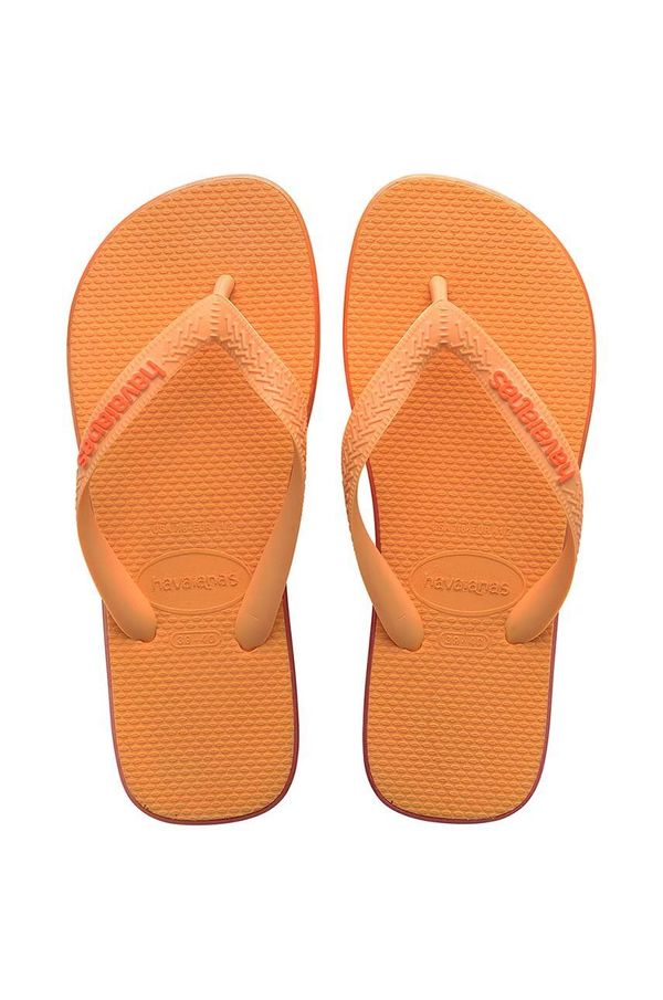 Havaianas Japanke Havaianas TOP CAPSULE II za žene, boja: narančasta, ravni potplat, 4149381.0027