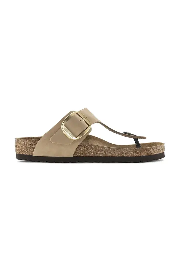 Birkenstock Japanke od nubuk kože Birkenstock Gizeh Big Buckle