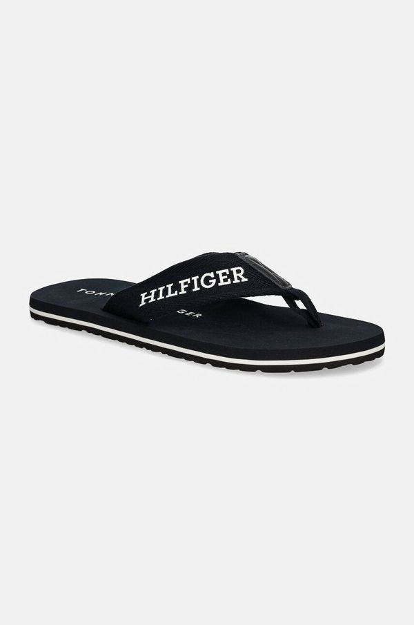 Tommy Hilfiger Japanke Tommy Hilfiger HILFIGER MONOTYPE BEACH SANDAL za muškarce, boja: tamno plava, FM0FM05237
