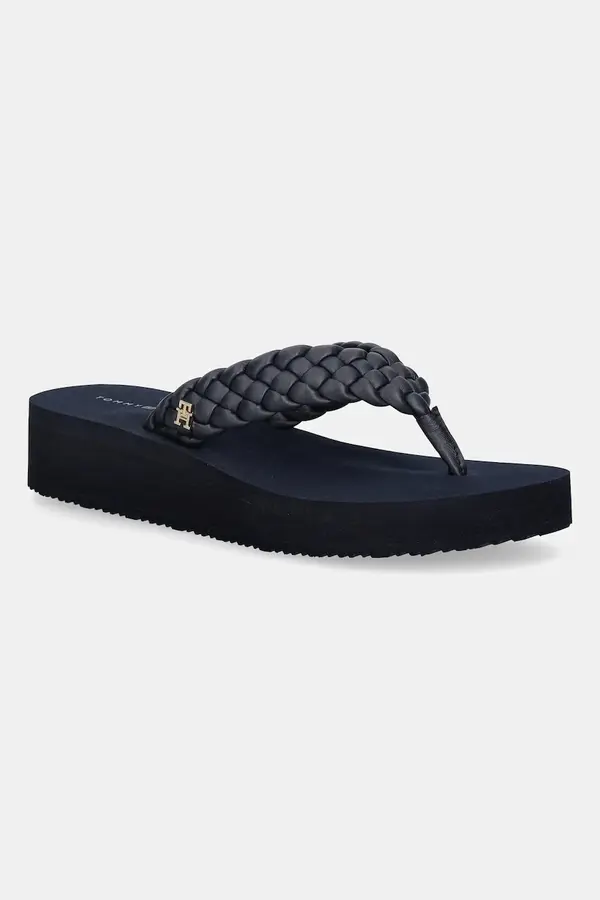 Tommy Hilfiger Japanke Tommy Hilfiger TH WEDGE CORNROW BEACH SANDAL