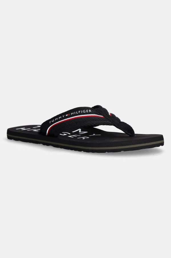 Tommy Hilfiger Japanke Tommy Hilfiger TOMMY HILFIGER WEB BEACH SANDAL za muškarce, boja: crna, FM0FM05340