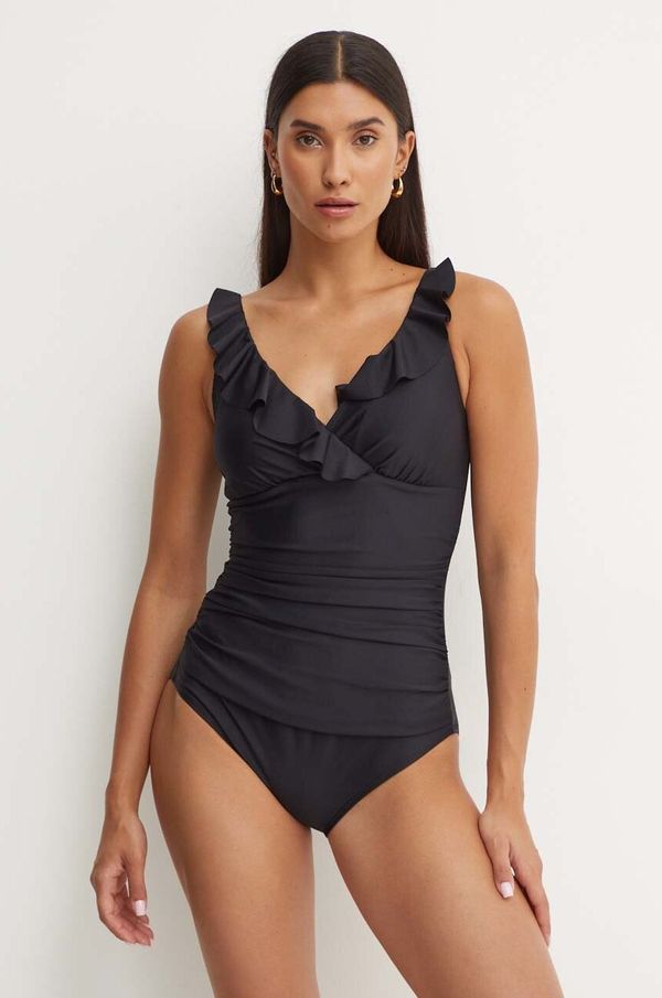 Aqua Speed Jednodijelni kupaći kostim Aqua Speed boja: crna, čvrste košarice, LYDIA