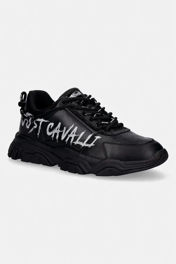 Just Cavalli Just Cavalli tenisice za muškarce od kože