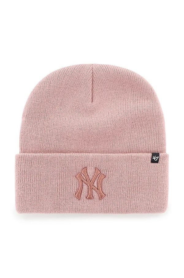 47 brand Kapa 47 brand MLB New York Yankees boja: ružičasta, B-HYMKR17ACE-L0