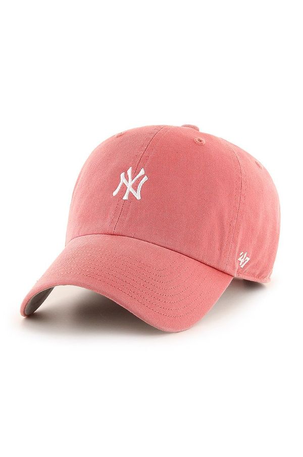 47 brand Kapa 47 brand New York Yankees boja: ružičasta, s aplikacijom