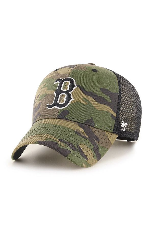 47brand Kapa 47brand Boston Red Sox boja: zelena, s uzorkom