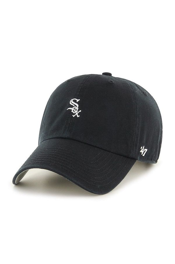 47brand Kapa 47brand Chicago White Sox boja: crna, s aplikacijom