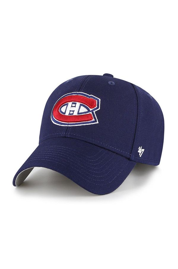 47brand Kapa 47brand Montreal Canadiens NHL boja: siva, s aplikacijom
