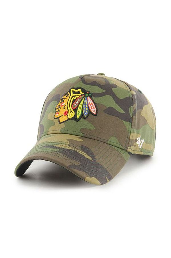 47brand Kapa 47brand Nhl Chicago Blackhawks boja: bež, s uzorkom