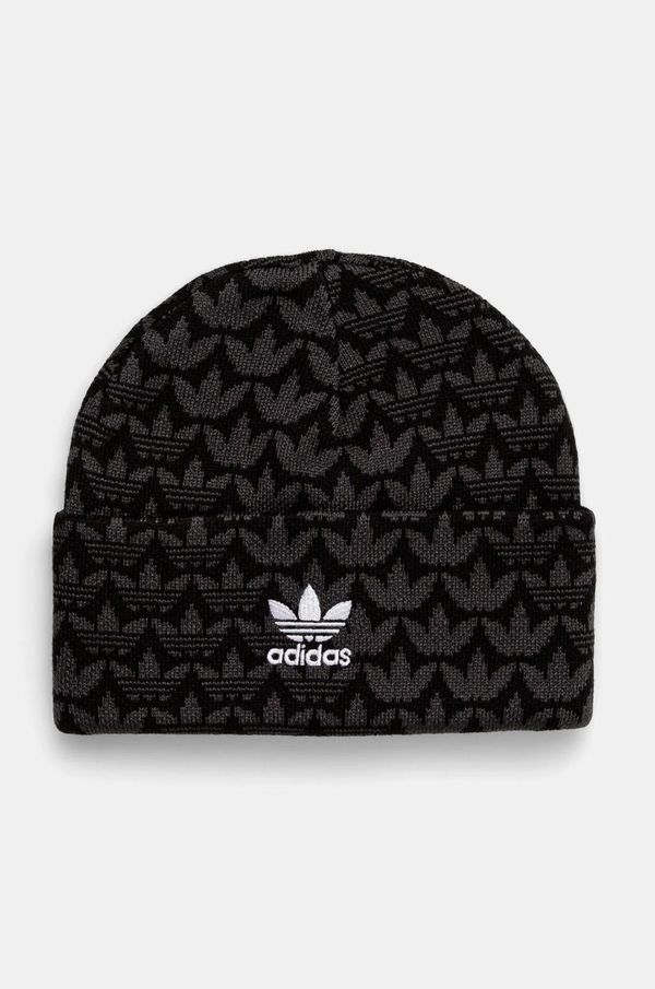 adidas Originals Kapa adidas Originals Monogram boja: crna, od debelog pletiva, IY4043