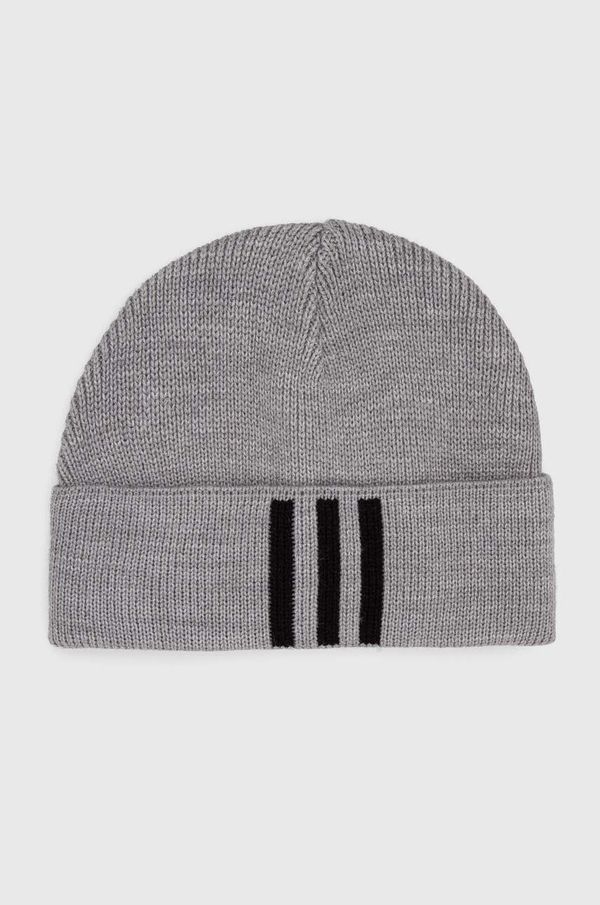 adidas Performance Kapa adidas Performance boja: siva, od tanke pletenine