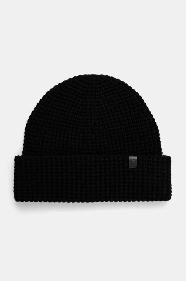 AllSaints Kapa AllSaints boja: crna, od debelog pletiva, 29AS200677