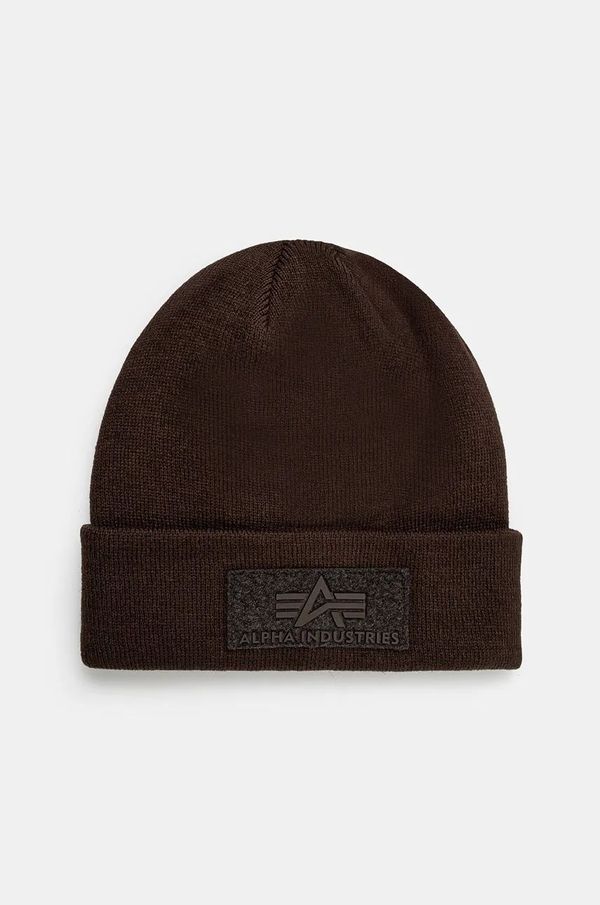 Alpha Industries Kapa Alpha Industries boja: smeđa, od debelog pletiva