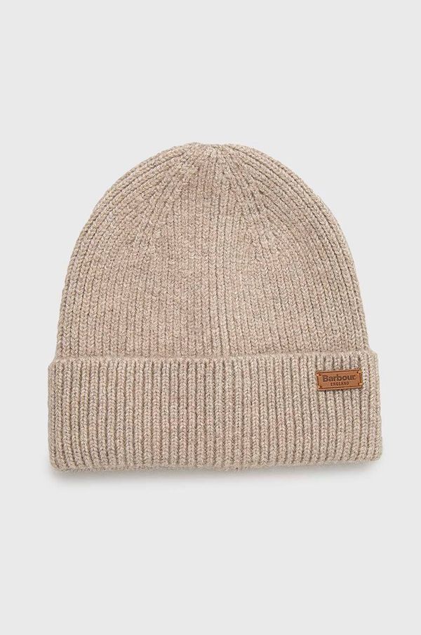 Barbour Kapa Barbour boja: bež, od debelog pletiva