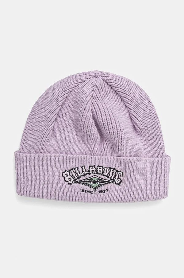 Billabong Kapa Billabong 73 High Beanie boja: ljubičasta, od tanke pletenine, pamučna, ABJHA00271