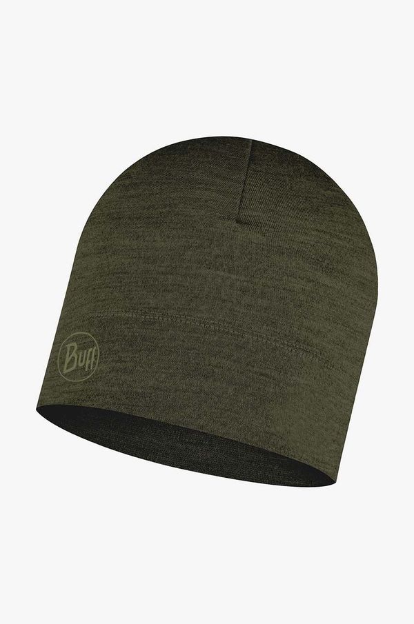Buff Kapa Buff Merino Lightweight boja: zelena, od tanke pletenine, vunena